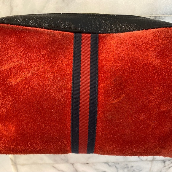 Gucci Red Suede Ophidia shoulder bag - Picture 13 of 16